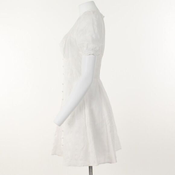 Guess Short-Sleeve Heidi Dress - Pure White - Picture 3 of 5